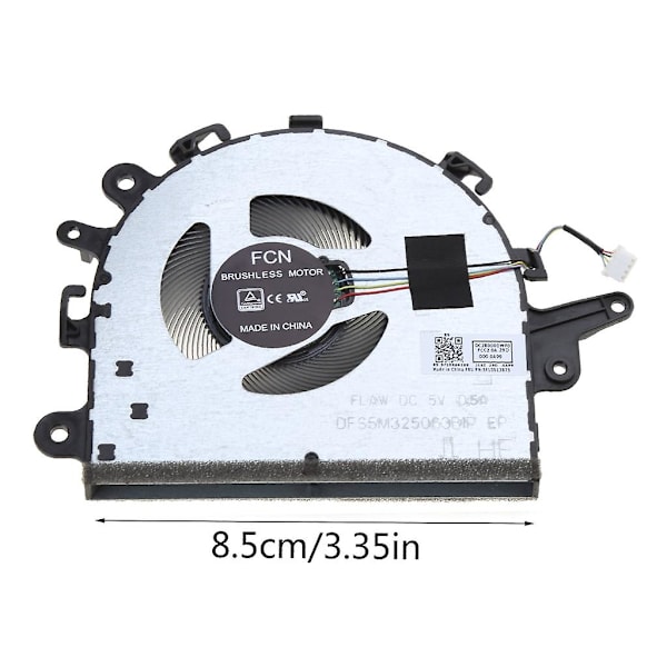 CPU-jäähdytystuuletin Ideapad 3 3-15 S145-15 340c-15 V15 5f10s13875 Sf10r66359 -malleille