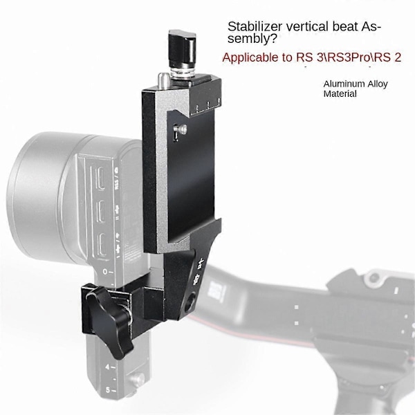 Kamerabeslag Vertikal Video Kamera Mount DSLR Mount til RS2 RS3 RS3 Mini RS3 Pro Tilbehør