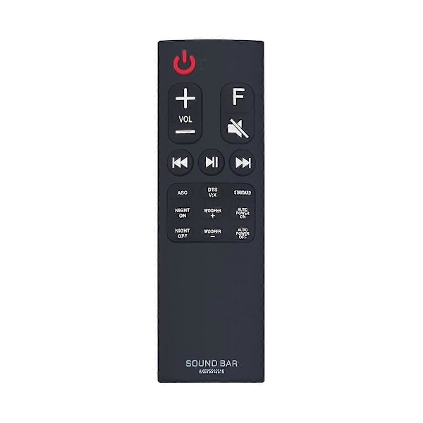 AKB75515316 Fjärrkontroll Ersättning Passar för LG Sound Bar System Soundbar SK5 SK5Y