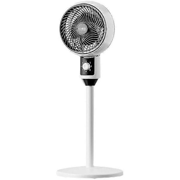 Indendørs Sokkelfan Oscillerende Fan Høj Hastighed Vertikal Fan 360 Cirkulation Støjsvag Og Kraftfuld Gulvventilator Til Soveværelse Hjemmekontor Hvid-God