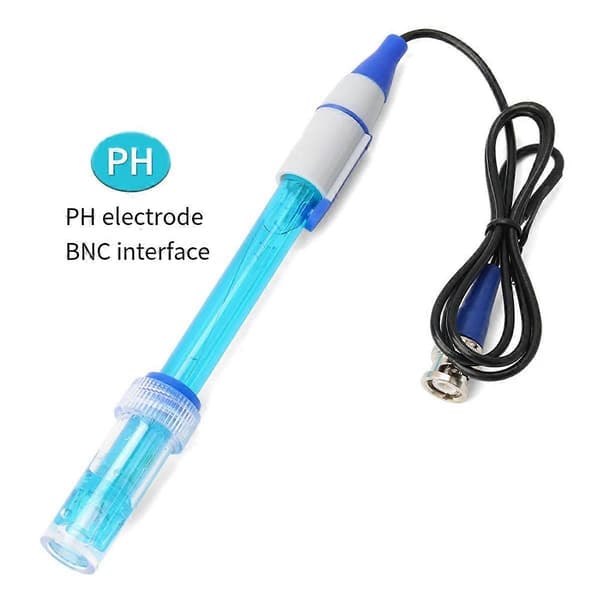 PH-elektrodeprobe, oppladbart, BNC-kontakt, for akvarium PH-kontrollermåler sensor
