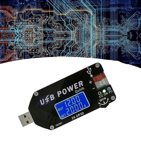 -dp3d Cnc Usb Justerbar Reglerad Modul 1-30v 2a 15w Konstant Spänning Ström Usb Typ-c Dc Konve-dt
