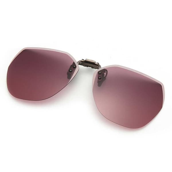 Flip-Up Clip-On Aurinkolasit Metalli Violetti