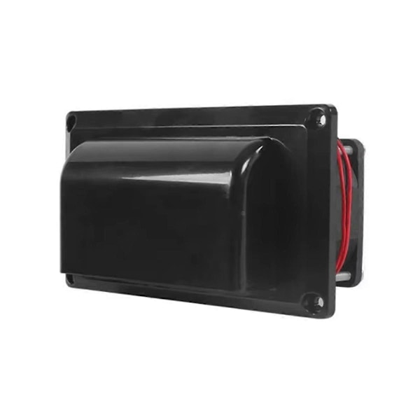 Campingvogn Autocamper Trailer Side Luftventil Ventilation Udstødningsventilator RV DC12V til Campister Trailer Båd Marine Yacht Sort