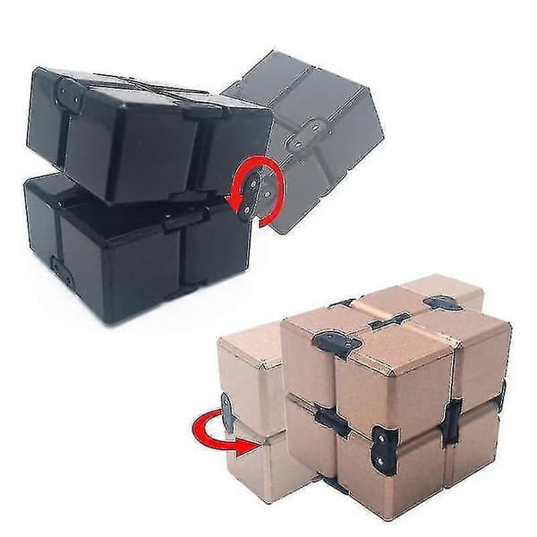 Ny Block Cube Høj Kvalitet Infinity Cube Hånd Spinner Sm62728