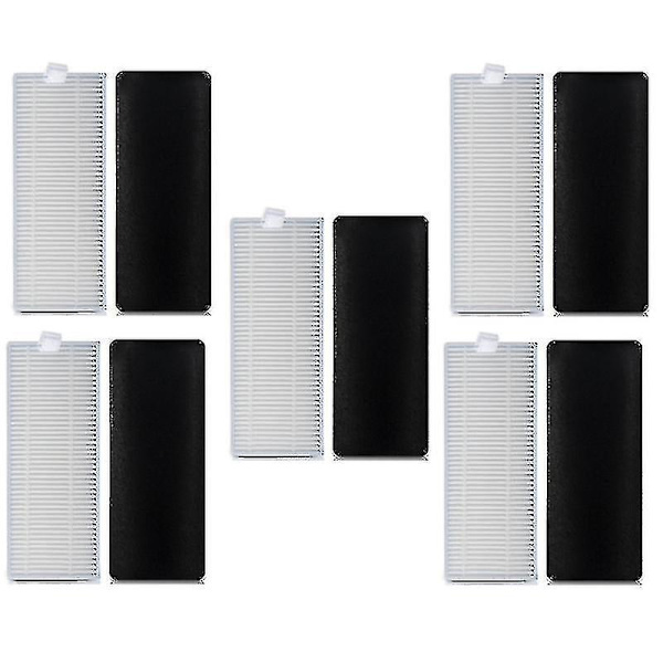 5 kpl Ecovacs Dgn22/u2 Pro -yhteensopivaa suodatinta, puuvillainen suodatinosa