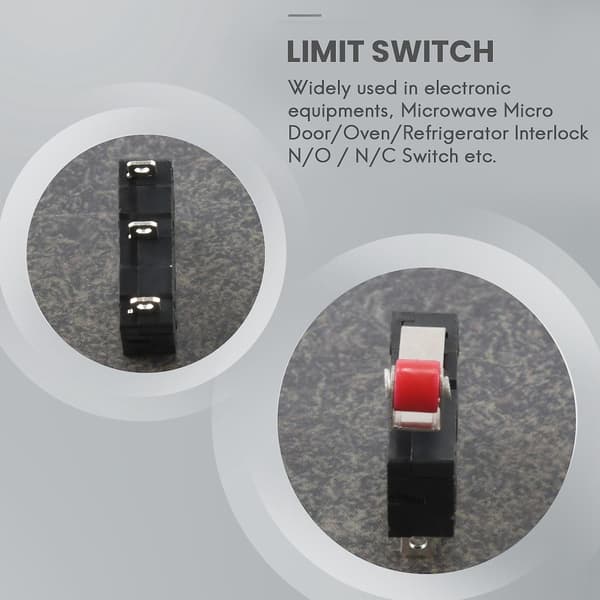 10 st Mini Micro Begränsningsswitch Rullarm SPDT Snabbverkande LOT