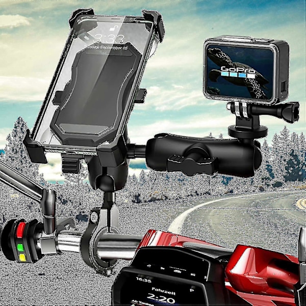 Ram Mount Motorsykkel Kule Telefonholder Scooter For Ps Motorsykkel Tomtom Sykkel Tilbehør Motorsykkel Telefonholder Bakspeil Kulefeste Holder Base2