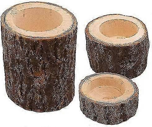 Sett med 3 telysholdere i tre