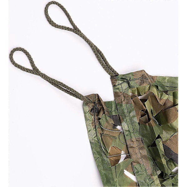 Woodland Camo Netting Camouflage Net til Camping, Jagt, Skydning, Militær, Solbeskyttelse
