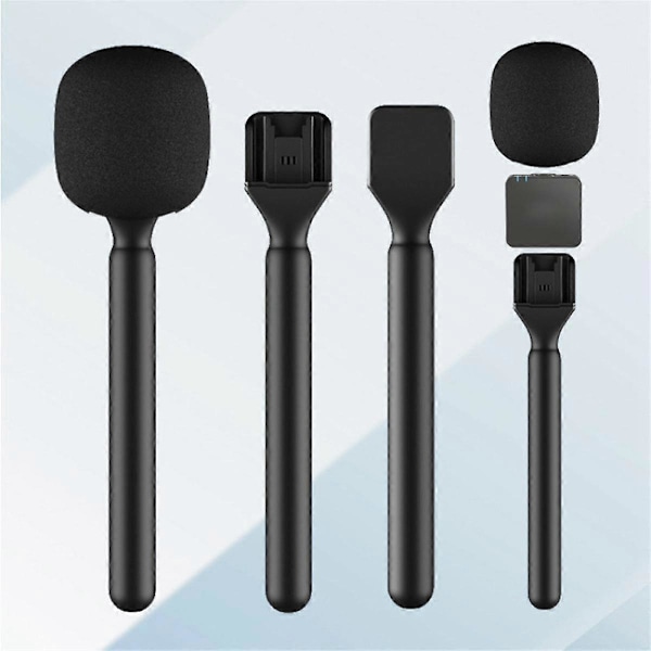 Intervjumekrosfon Handhållen Adapter för Wireless Go/GoII/ Mic//Trådlös Sändare, Handhållen Adapter