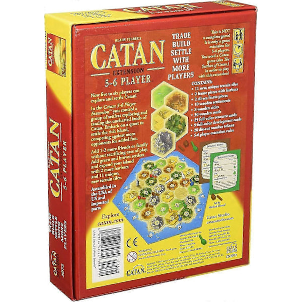 Lautapeli - Catan Perus Punainen
