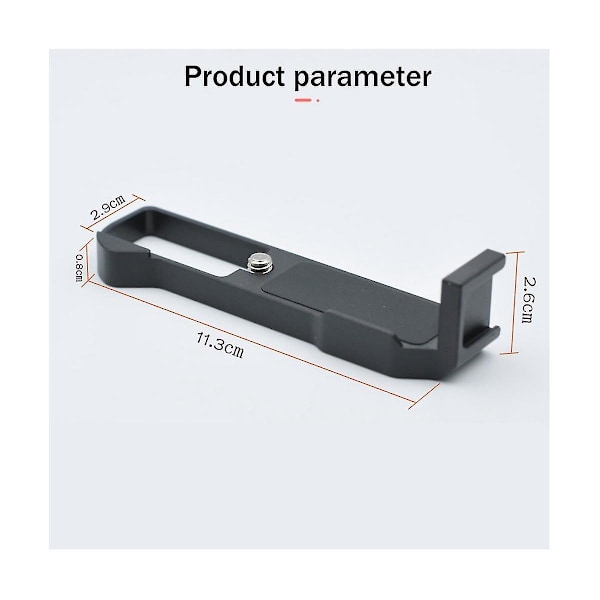 Hurtigutløserplate for kamera, L-formet brakett for G7x3 G7x2 kamera, utvidelse for mikrofonbase