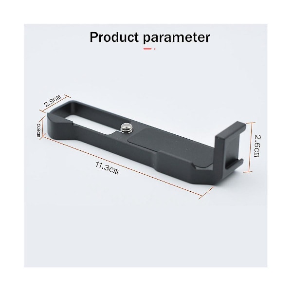 Snabbkopplingsplatta för kamera G7x3 G7x2, kamerabas, mikrofonförlängning, L-formad hållare