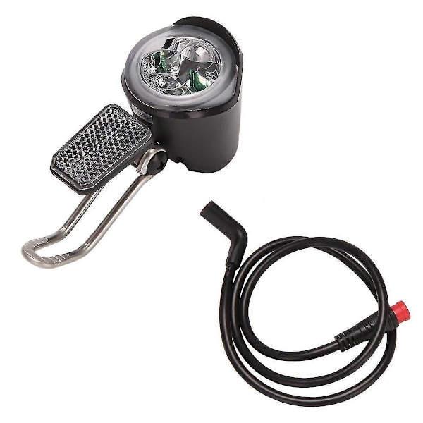 E-Bike LED-strålkastare 6V 12V 24V 36V 48V 60V Cykellampa Vattentät Framlykta Vattentät Kontakt (2 stift) - Bra