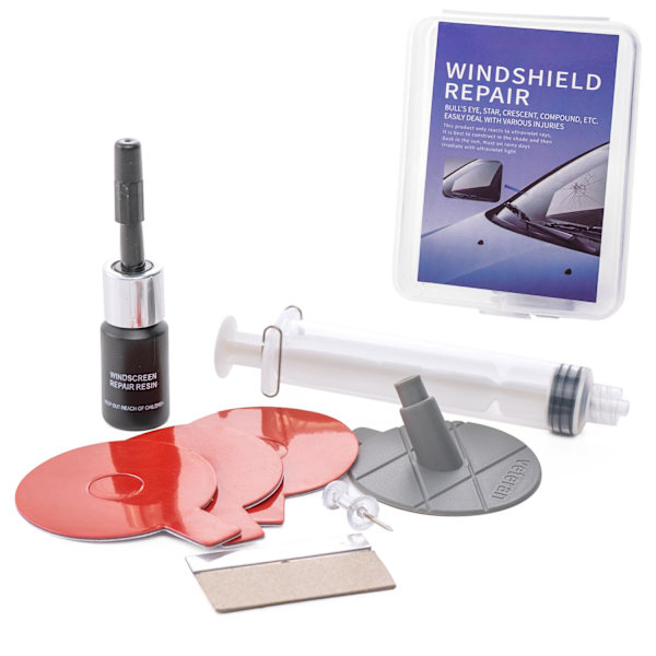 Windshield Repair Kit - Fix stone chips & cracks on car window