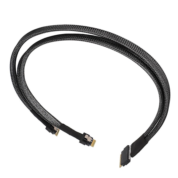 Mini SAS -kaapeli 24 Gbps Nopea tiedonsiirto SATA/ATA-liitäntä 0,5 m pituus SFF8654 8I - 2xSFF8654 4I -kaapeli