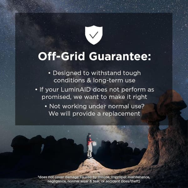 Luminaid Packlite Nova USB Solcelledrevet Oppblåsbar Vanntett Lampe