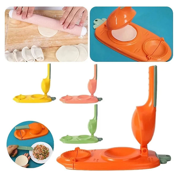 Jiaozi-formar för DIY, Köksredskap för Degpressning, Perfekt Val för Hemlagning, Ki