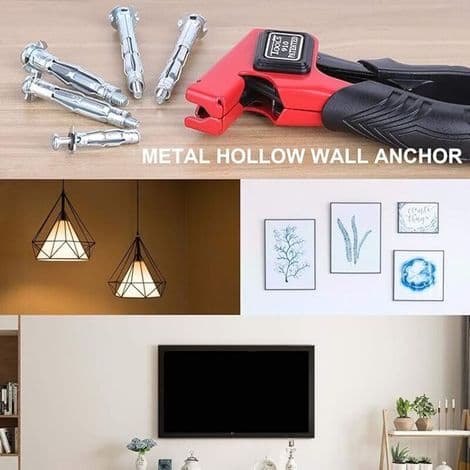 Veggpluggsett, Anker for hule vegger, Profesjonell tang egnet for M3/M4/M5/M6/M8