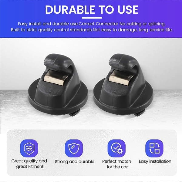 Sort solskærm klips krog holder 5G0857561B til Golf 7 Mk7 B8 T-