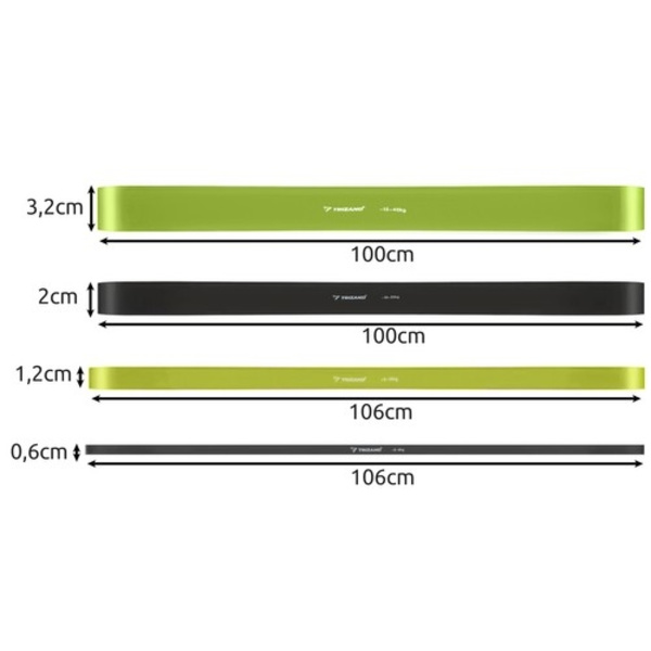 4-pack Träningsband / Gummiband - Träning