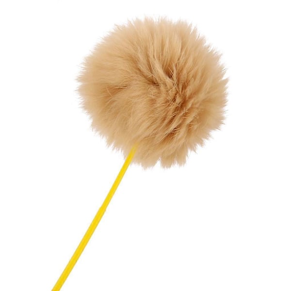 Kattunge Chatt Papegoja Hamster Retpinne Jaktleksak med Luddig Boll Färg