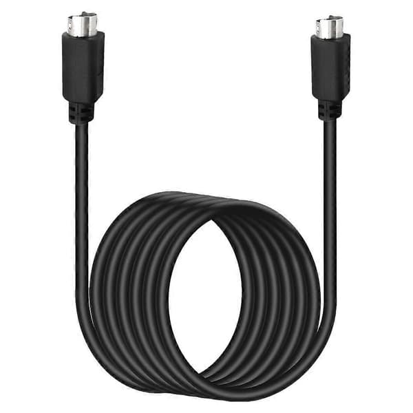 Mini DIN 6 Pin Kabel 1,8 Meter Han til Han Lige Stik Kobberkerne Forlængerledning