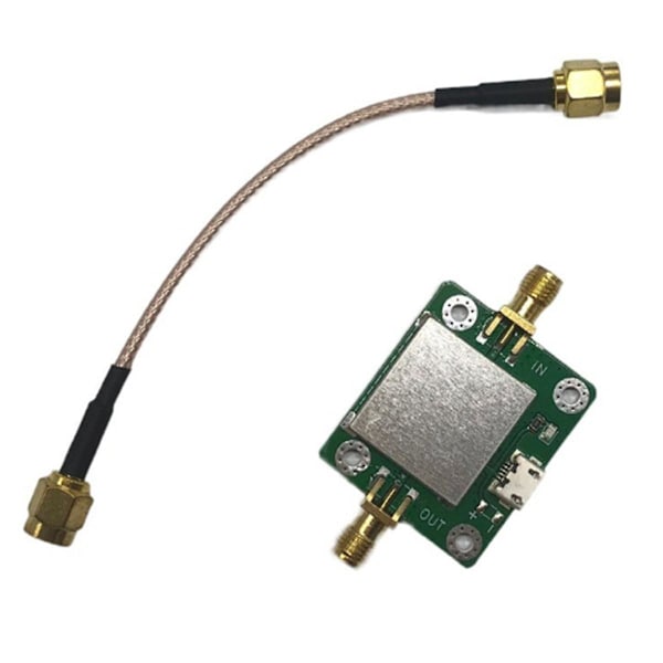 50M-6GHz Lågbrus RF-förstärkare Ultra Bredbandsförstärkning 20dB Testmätning Inspektionssignal Källa