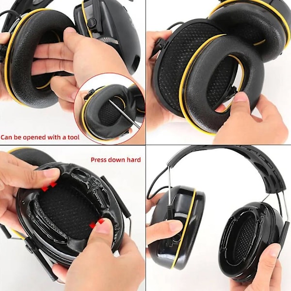 Taktisk Headset Gel Ørepute for 3M Peltor Sport Hørselsvern Headset
