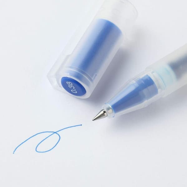 Gelbläckpennor 0,38 mm Set med 9-pack (5 svarta 2 blå 2 röda)