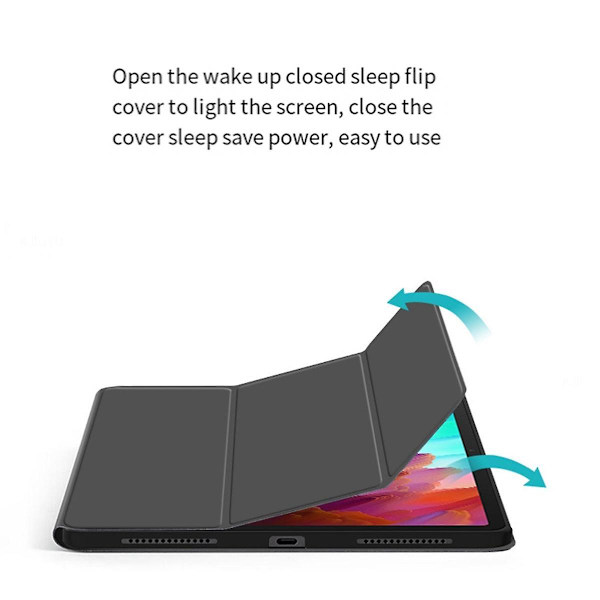 Fodral för Xiaoxin Pad Pro 12,7 tum, 12,7-tums surfplattefodral, tredelat stativfodral, grått