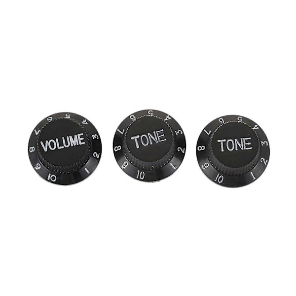 Set med 3-lagers Svart 11 Håls SSS Gitarrplektrumskydd Strat Bakplatta Pickup-skydd Rattar Gitarrtoppar - Utmärkt