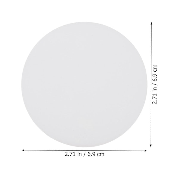 20 st Diffusionsplattor för Downlight Ersättningsdiffusionsark Skärmningsplattor