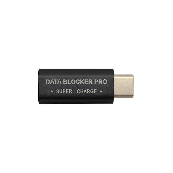 10 st USB Typ-C Datablocker Förebyggande Könsbyte-kontakt USB-C-kontakt Adapter för Blockering