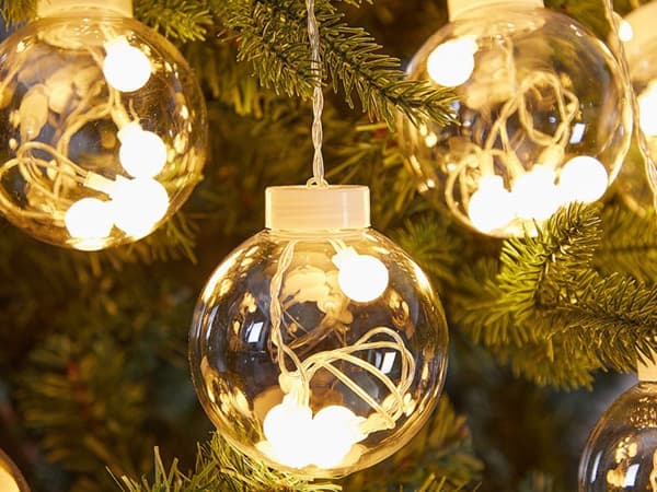 Star String Lights 138 LED - Warm White IP44 Christmas Decoration