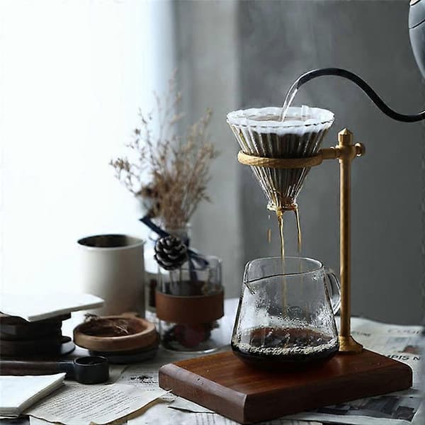 Pour Over Stativ Kaffestasjon, Pour Over Kaffetrakter Justerbart Kaffefilter Stativholder med