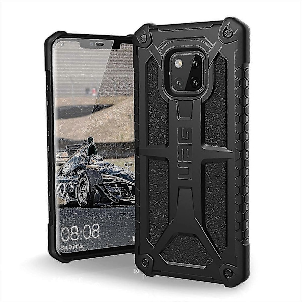 Uag Huawei Mate 20 Pro [6,39-tums skärm] Monarch Fjäderlätt Robust [svart] Militär Falltestat Mobilskal
