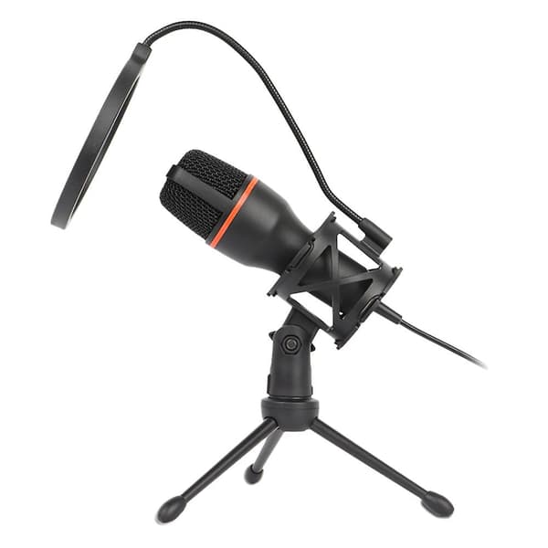 USB Mikrofon med Tripod Stativ og Filter PC Mikrofon til Karaoke Optagelse Online Chat Spil P