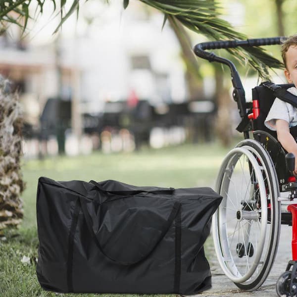 Foldbar Rollestol Opbevaringspose Udendørs Foldbar Rollestol Bærepose Multifunktionel Foldbar Bænk Opbevaringspose