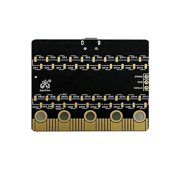 For Pico Rp2040 Bit Motherboard Python Programmeringsudviklingskort Kompatibelt Med Bbc Microbit B