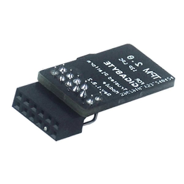 TPM2.0 Modul LPC 12Pin Modul med Infineon SLB9665 Windows 11 Uppgradering för Gigabyte Moderkort för GC-TPM2.0 S