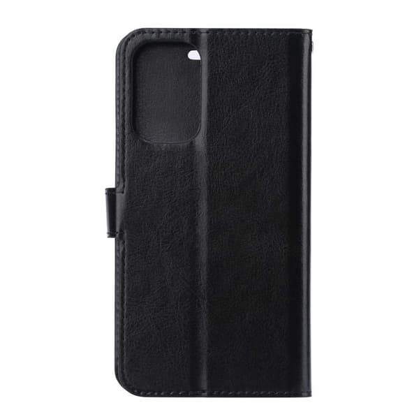 Galaxy S20 Wallet Case Black Leather Skin Case