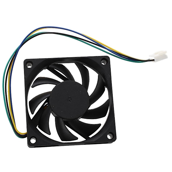 70x70x15mm 12V 4-stifts PWM PC-datorhölje CPU-kylare kylfläkt svart