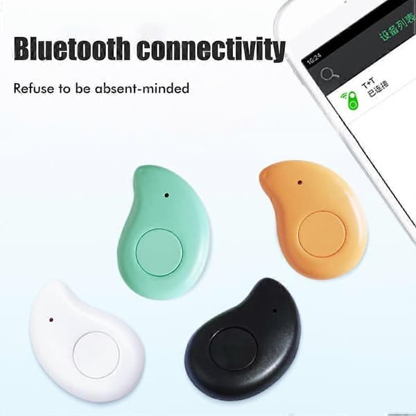 Smart Bluetooth Pet Locator Anti Lost Device Mini Trådlös för Husdjur Nycklar Väskor