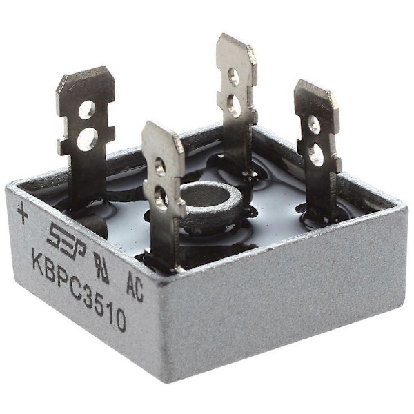 SEP KBPC3510 35A 1000V Enkelfaset Kvadratisk Diode PCB Bro Likretter