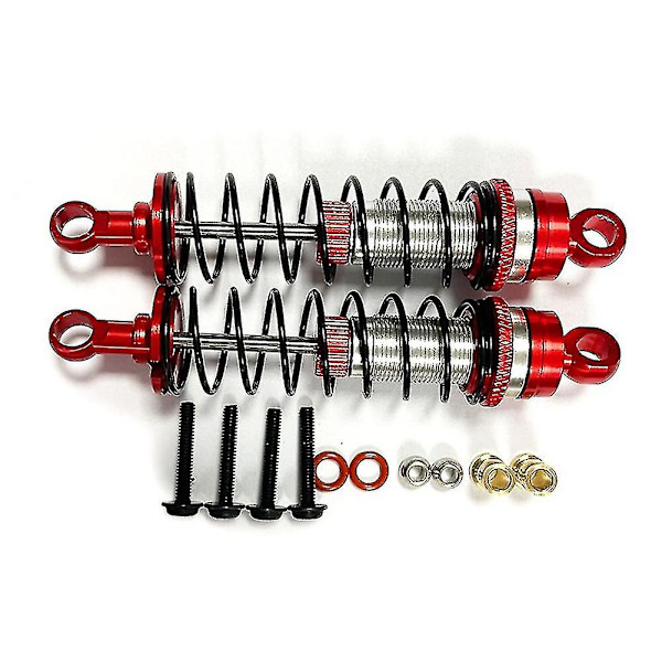 Metal For- og Bagdæmper til Losi 1/18 Mini-t 2.0 1/16 Mini-b Rc Truck Bil Opgraderingsdele, grøn