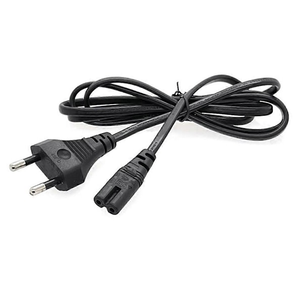 Universelt strømkabel 1,5M 2-hullers ladekabel 8-tegns hale til LED LCD TV Samsung Printer Pow