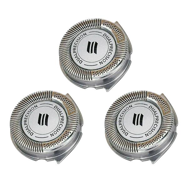 3PCS Ersättning Rakblad-Bladersättning för Philips No-relco R-azor HQ8 Dual-Precisions