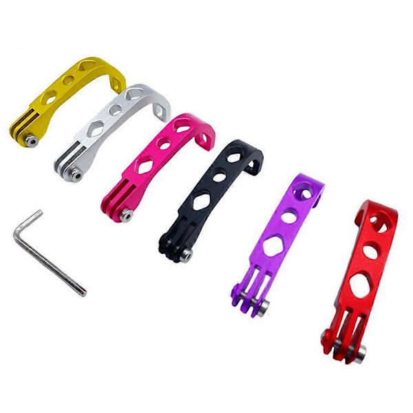 CNC Aluminium Legering Lygtebeslag til Kamera Beslag til Cateye Foldbar Cykel, Guld